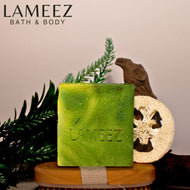 Lameez Herbal Peppermint Handmade Bath Soap 150g | All-Natural, Cooling, Refreshing Body Care