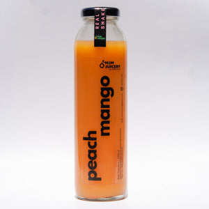MJM Juicery Peach Mango Ready-to-Drink Juice 350ml | All Natural, Healthy, Delicious