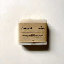 Load image into Gallery viewer, Areté Vanilla Oatmeal Organic Rice Soap 120g | Carefully Handcrafted Artisanal Soap Made With Essential Oils
