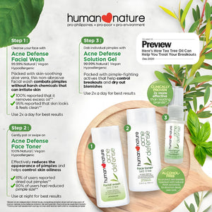 Human Nature Acne Defense Trio