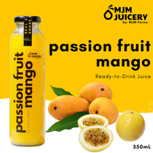 Load image into Gallery viewer, MJM Juicery Passion Fruit Mango Ready-to-Drink Juice 350ml | All Natural, Healthy, Delicious

