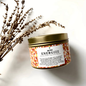 Areté Energize Tea 236g, Specialty Teas in Canister | Ginseng, Ginkgo, Peppermint, Hibiscus
