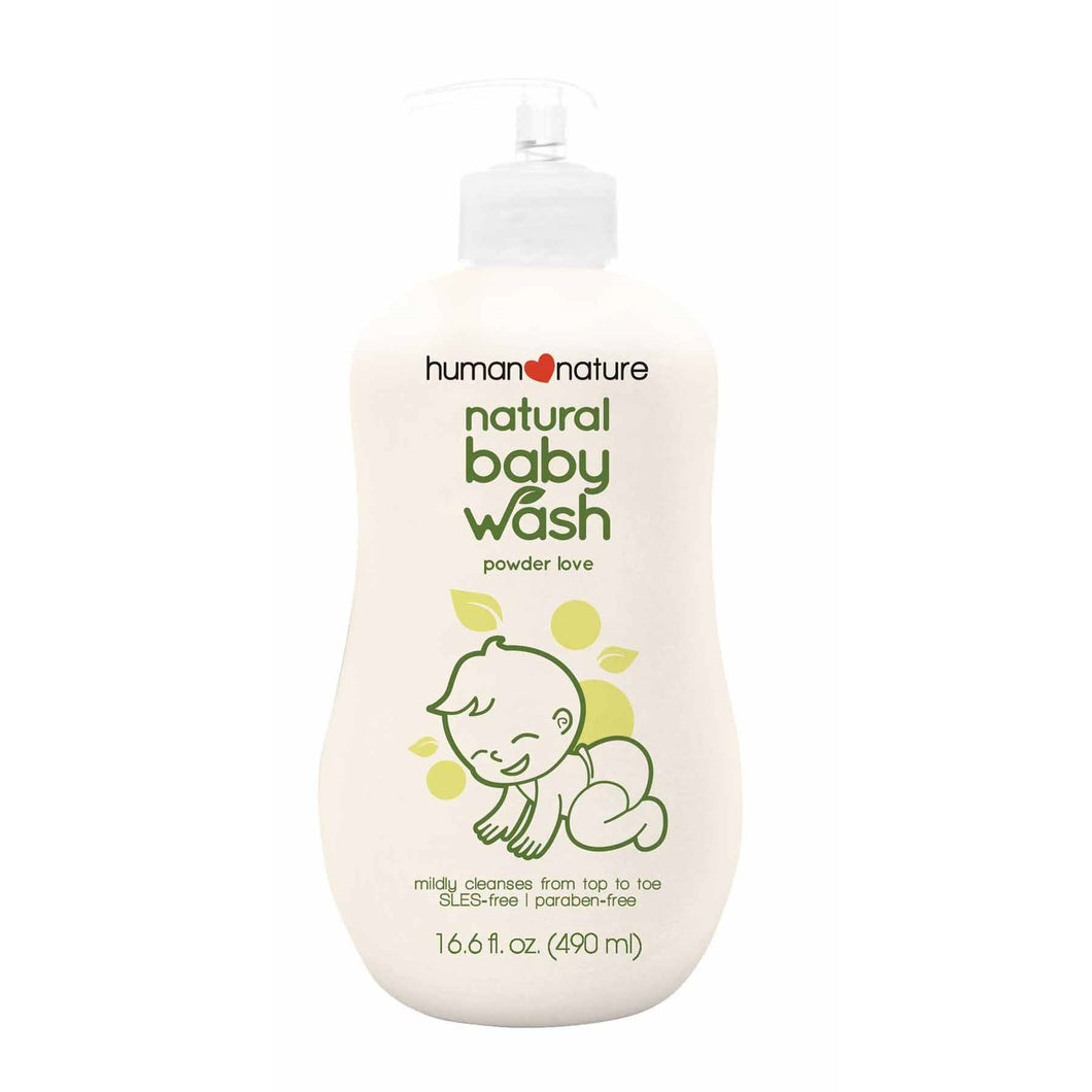 Human Nature Natural Baby Wash 490ml