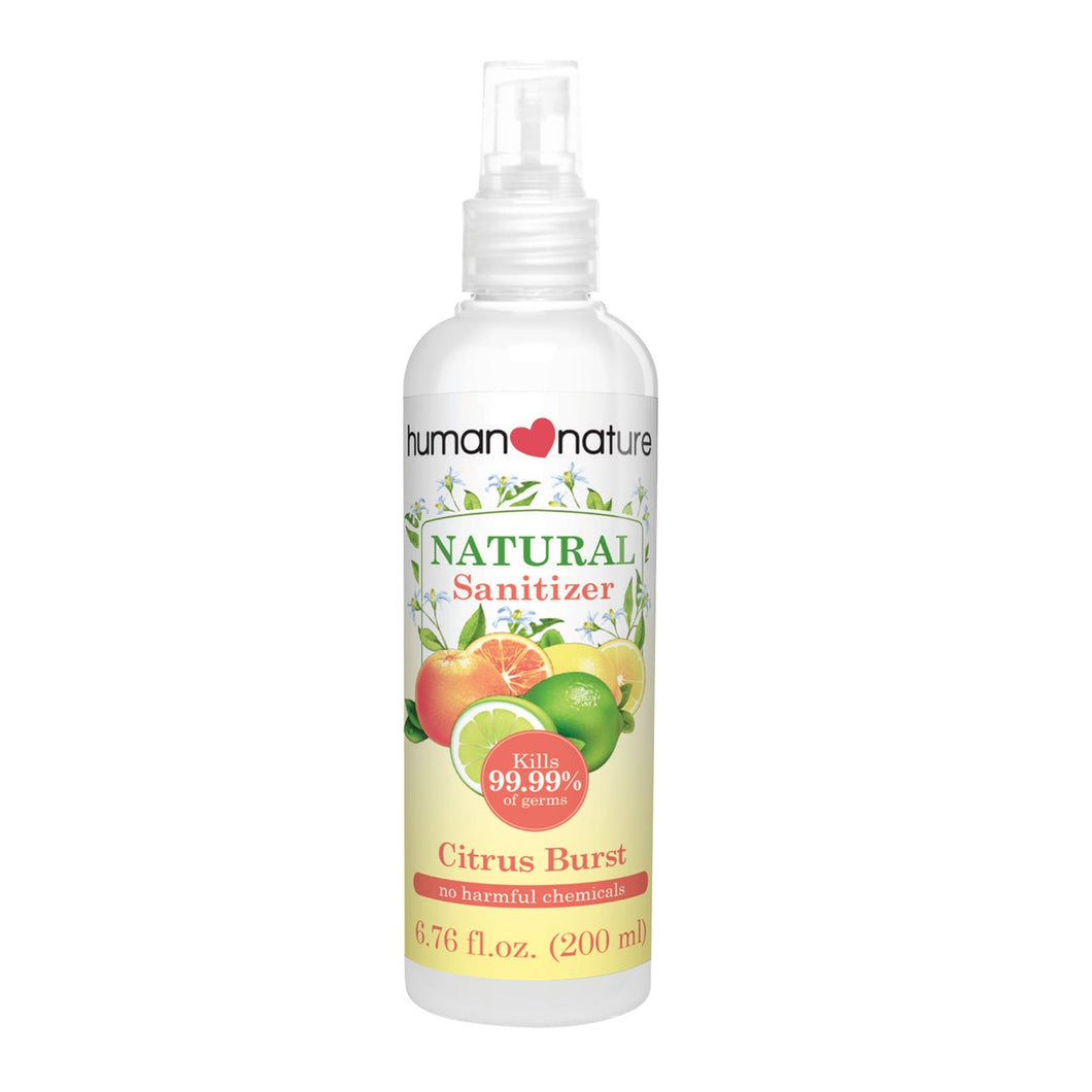 Human Nature Natural Sanitizer 200ml | Triclosan-Free with 60% Ethyl Alcohol