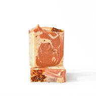 Arka Naturals Rose Geranium + French Pink Clay Natural Handcrafted Artisanal Soap | Scented 140g