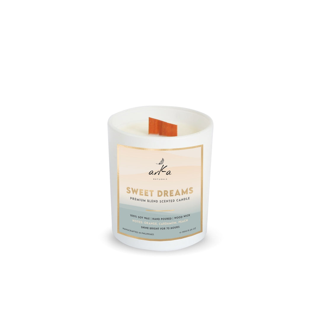 Arka Naturals Sweet Dreams Hand-Poured Premium Blend Scented Soy Candle
