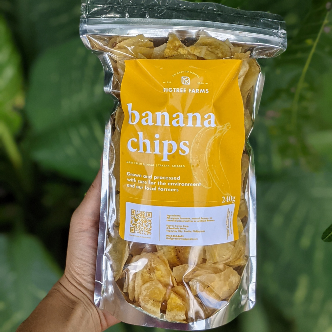 Figtree Farms Banana Chips 240g