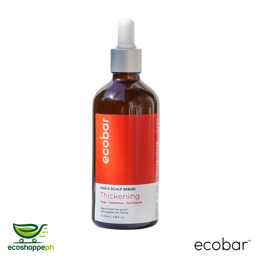 Ecobar PH Thickening Hair and Scalp Serum 100ml | Gugo + Applestem + Pea Peptide For Hair Growth