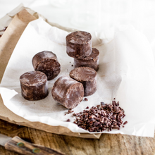 Load image into Gallery viewer, Figtree Farms Tablea de Cacao Gourmet Chocolate Sweetened with Organic Muscovado 250g
