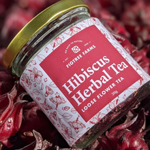 Load image into Gallery viewer, Figtree Farms Hibiscus Tea Loose Flower Tea
