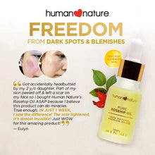 Load image into Gallery viewer, Human Nature 100% Natural Premium Grade Pure Rosehip Oil 15ml
