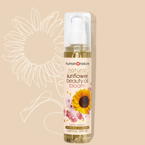 Human Nature 100% Natural Sunflower Beauty Oil Bloom Lightly Scented