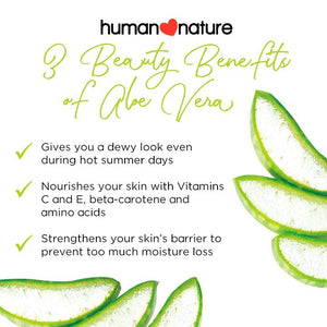 Human Nature Aloe Face Mist | Refreshes Skin & Sets Makeup, Non-Aerosol, Alcohol-Free 50 ml