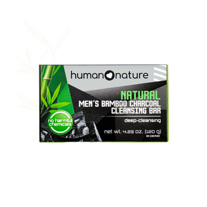 Human Nature Bamboo Charcoal Cleansing Bar for Men 120g