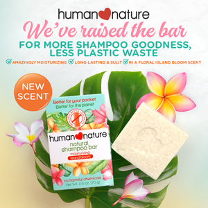 Human Nature Island Bloom Natural Moisturizing Shampoo Bar