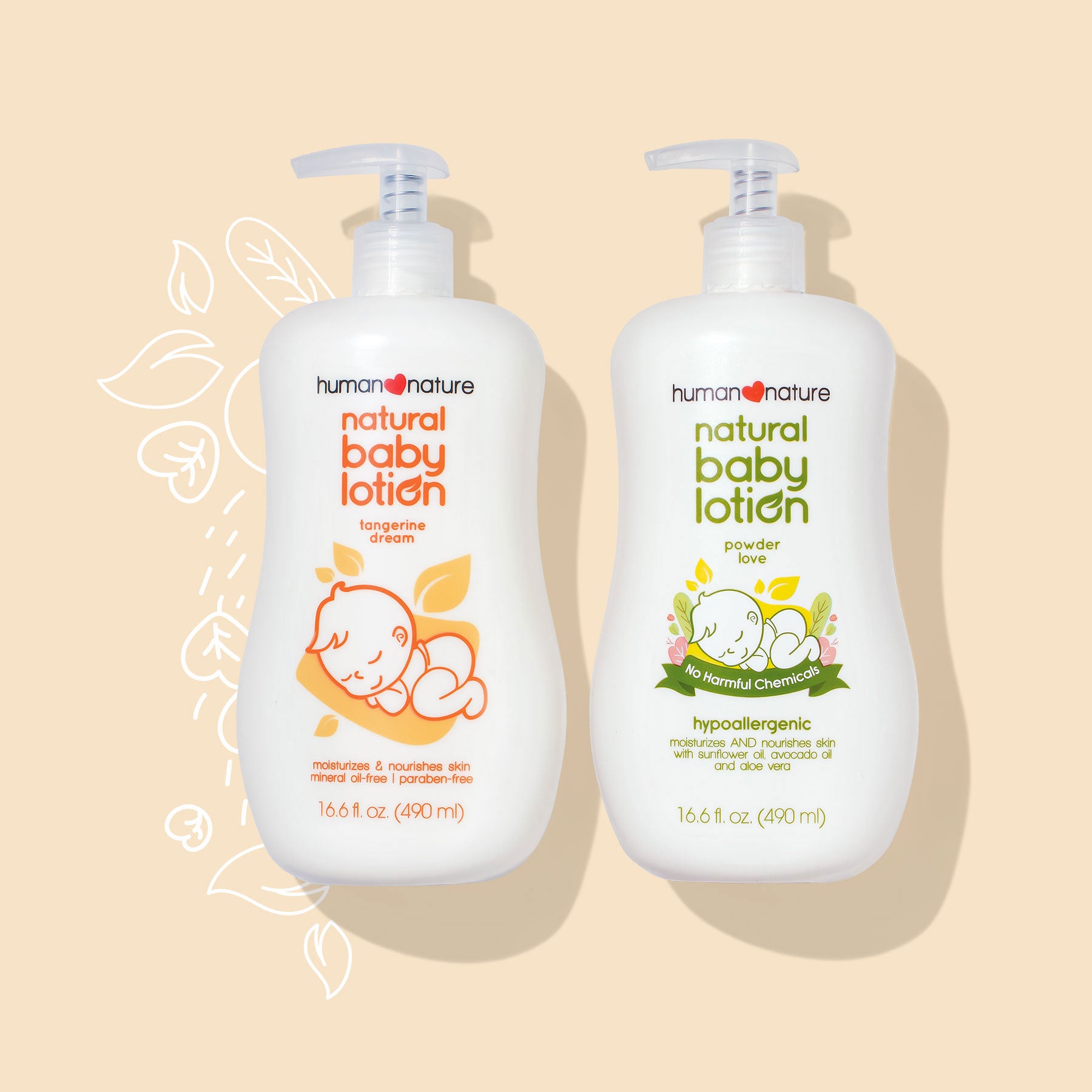 Human nature sales baby lotion