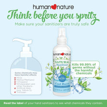 Load image into Gallery viewer, Human Nature Natural Sanitizer 200ml | Triclosan-Free with 60% Ethyl Alcohol
