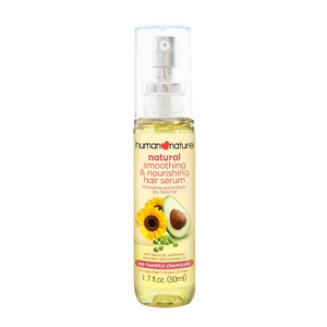 Human Nature Natural Smoothing and Nourish Hair Serum | With Broccoli, Sunflower, Avocado and Soybean Oil 50ml