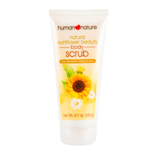 Load image into Gallery viewer, Human Nature Natural Sunflower Beauty Body Scrub | Free From Plastic Microbeads 190g
