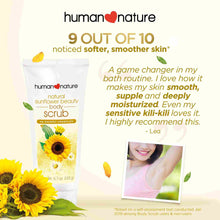 Load image into Gallery viewer, Human Nature Natural Sunflower Beauty Body Scrub | Free From Plastic Microbeads 190g
