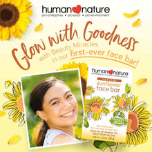 Load image into Gallery viewer, Human Nature Natural Sunflower Face Bar | pH-Balanced, Rich In Vitamins to Help Skin Glow 35g
