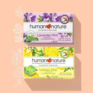 Human Nature Scented Cleansing Bar 120g