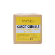 Ecowash Jojoba and Shea Butter Conditioner Bar for Hair and Scalp Nourishment 60g