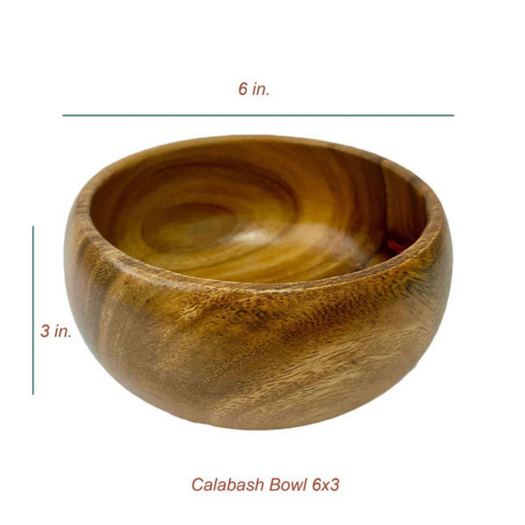 Luid Lokal Wooden Calabash Bowl