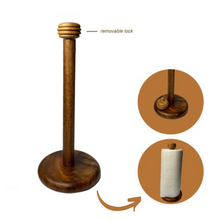 Load image into Gallery viewer, Luid Lokal Wooden Kitchen Tissue/Towel Holder
