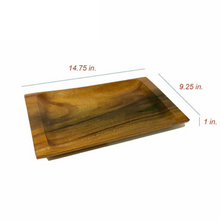 Load image into Gallery viewer, Luid Lokal Wooden Rectangular Tray

