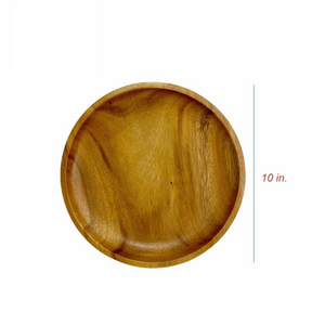 Luid Lokal Wooden Round Plate