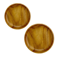 Luid Lokal Wooden Round Plate