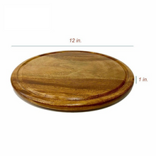 Load image into Gallery viewer, Luid Lokal Wooden Round Steak Board
