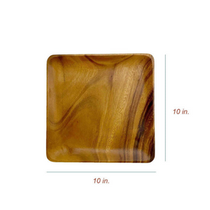 Luid Lokal Wooden Square Plate