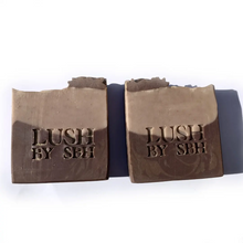 Load image into Gallery viewer, Lush by SBH French Vanilla Latte Natural Handcrafted Artisan Detoxifying Body Soap 120g
