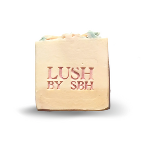 Lush by SBH Roses and Pink Grapefruit Natural Handcrafted Artisan Detoxifying Body Soap 120g