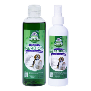 Madre De Cacao PH Pet Herb Oil and Spray Set