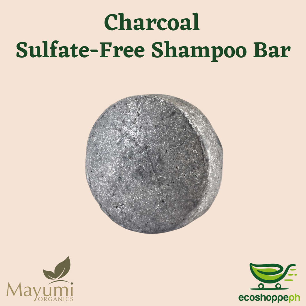 Mayumi Organics Charcoal Sulfate-Free Shampoo Bar 60g