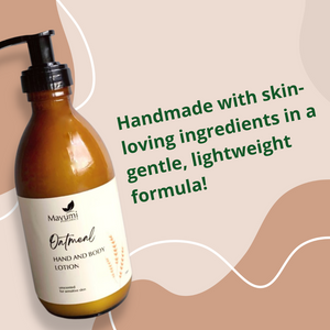 Mayumi Organics Oatmeal Fragrance-Free Hand & Body Lotion 250ml