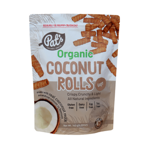 Pat’s Organic Snacks Organic Coconut Rolls Ginger Flavor 140g