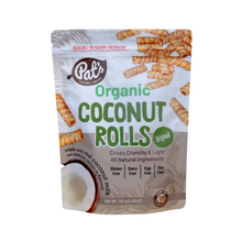 Load image into Gallery viewer, Pat’s Organic Snacks Organic Coconut Rolls Original Flavor 140g
