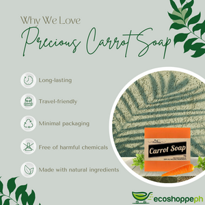 Precious 100% Natural Carrot Soap For Pimple Control 90g