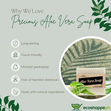 Load image into Gallery viewer, Precious 100% Natural Hydrating and Moisturizing Aloe Vera Soap 90g
