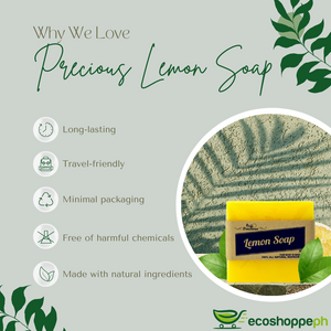 Precious 100% Natural Lemon Soap For Oil and Pimple Control 90g
