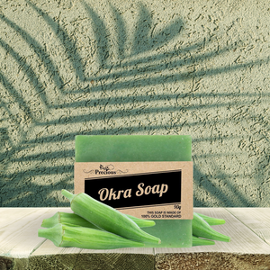 Precious 100% Natural Okra Soap For Youthful Looking Skin 90g