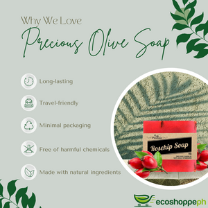 Precious 100% Natural Rosehip Soap 90g