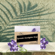 Load image into Gallery viewer, Precious 100% Natural Stress Relief Lavender Eucalyptus Soap 90g
