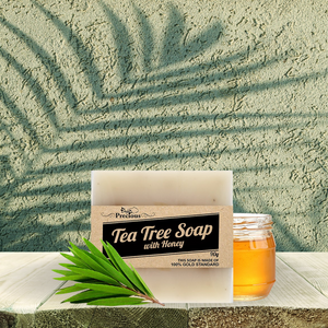 Precious 100% Natural Tea Tree Soap With Honey 90g