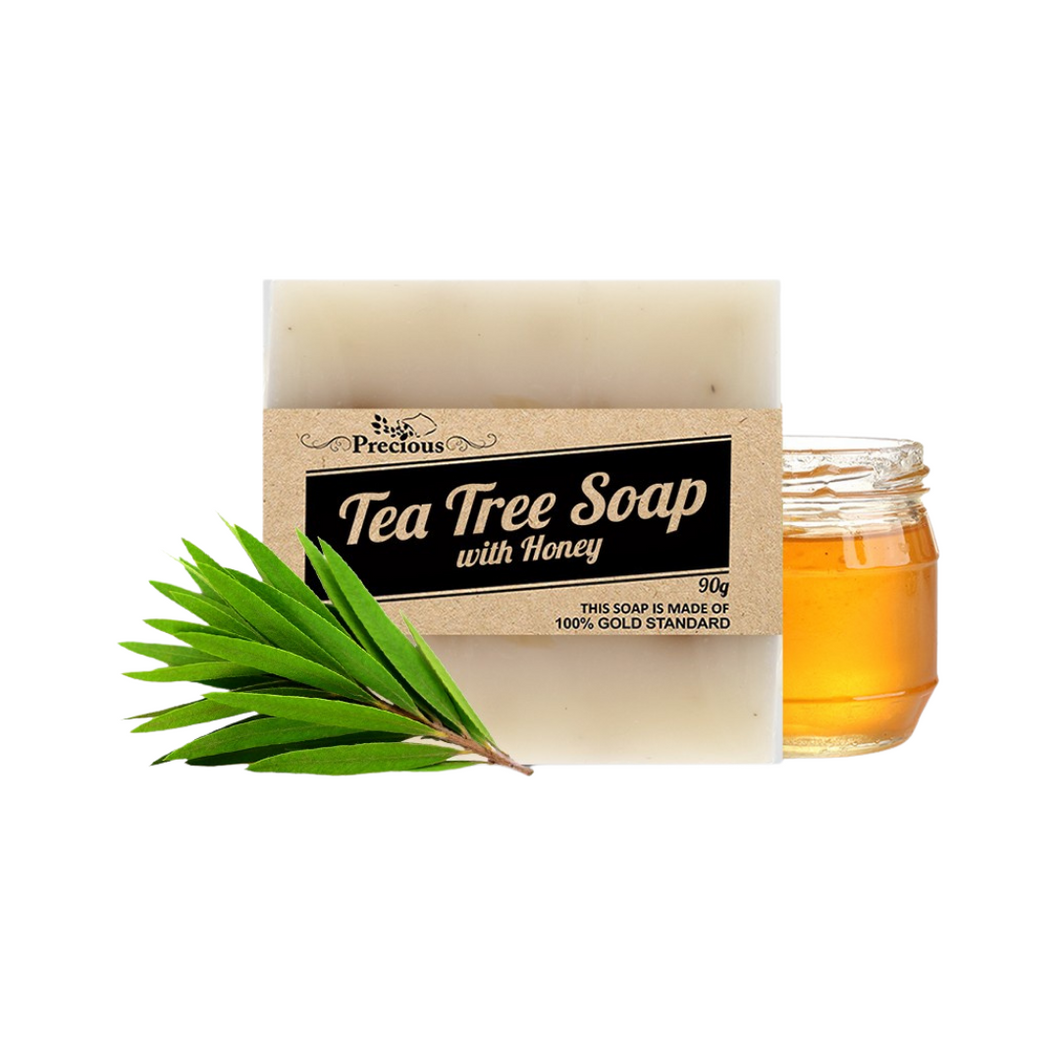 Precious 100% Natural Tea Tree Soap With Honey 90g