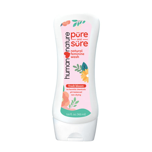 Human Nature Pure and Sure Natural Feminine Wash 165ml